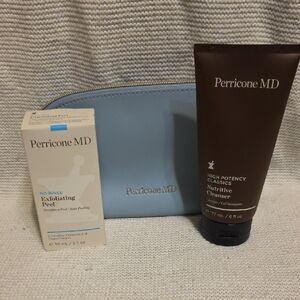 Perricone MD Skincare Duo with Light Blue Pouch
